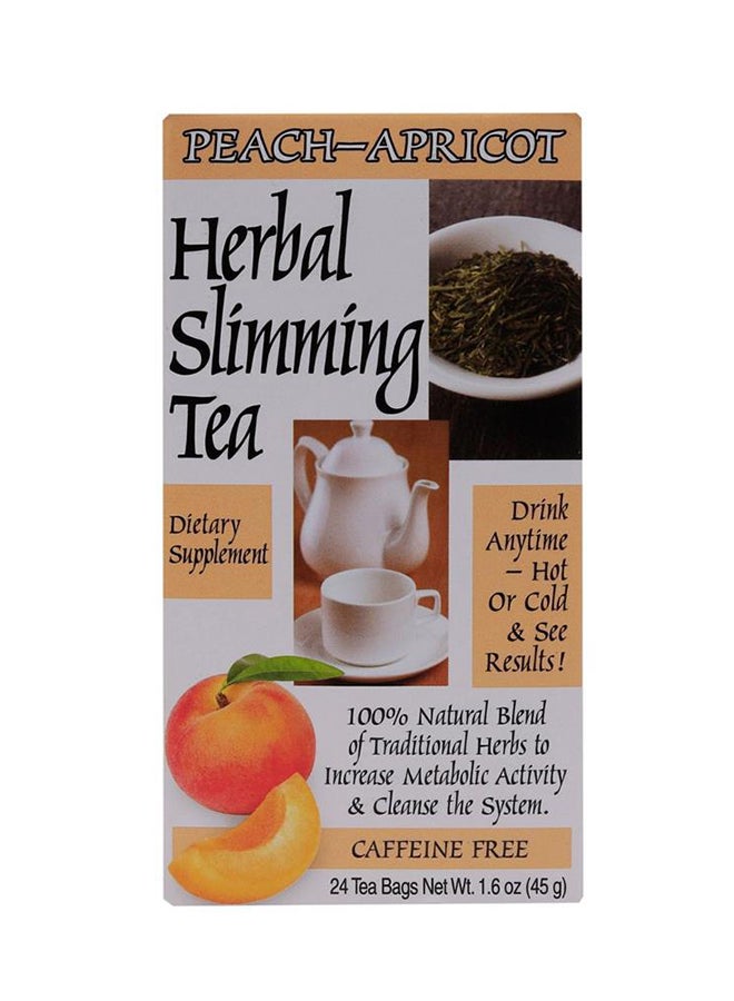 21st Century Herbal Slimming Peach-Apricot Tea 24 Tea Bags - Image 1